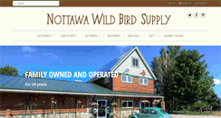 Desktop Screenshot of nottawawildbirdsupply.com